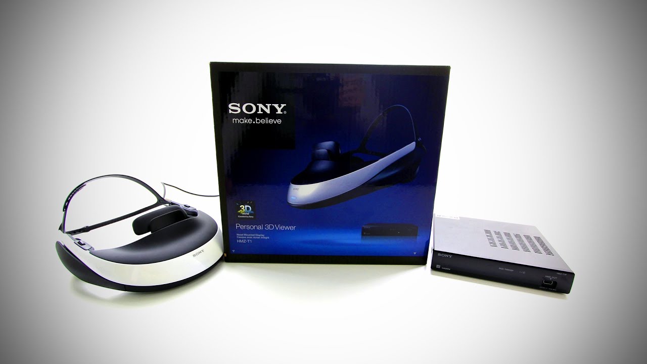 Sony Personal 3D Viewer Unboxing & First Look - YouTube