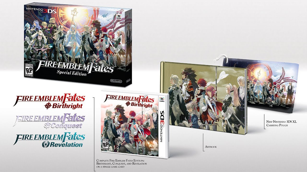 Fire Emblem Fates Special Edition Unboxing - YouTube