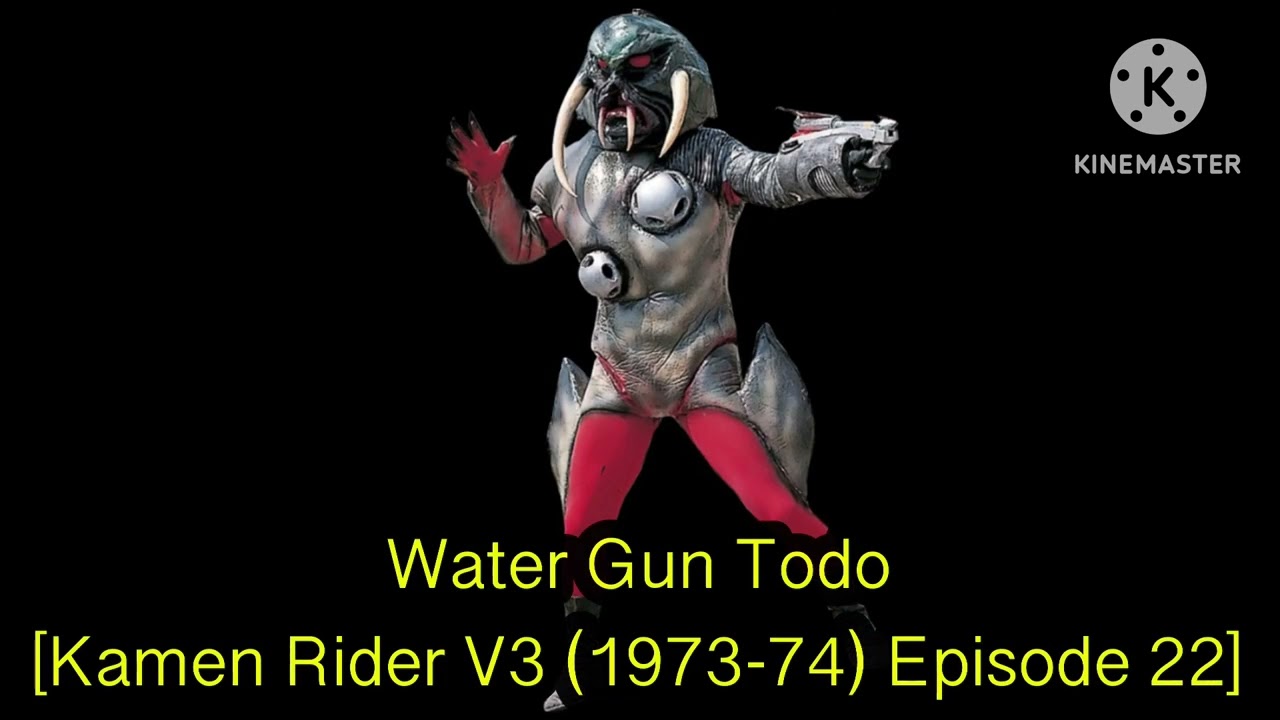 All Kamen Rider V3 Monsters/Villains - YouTube