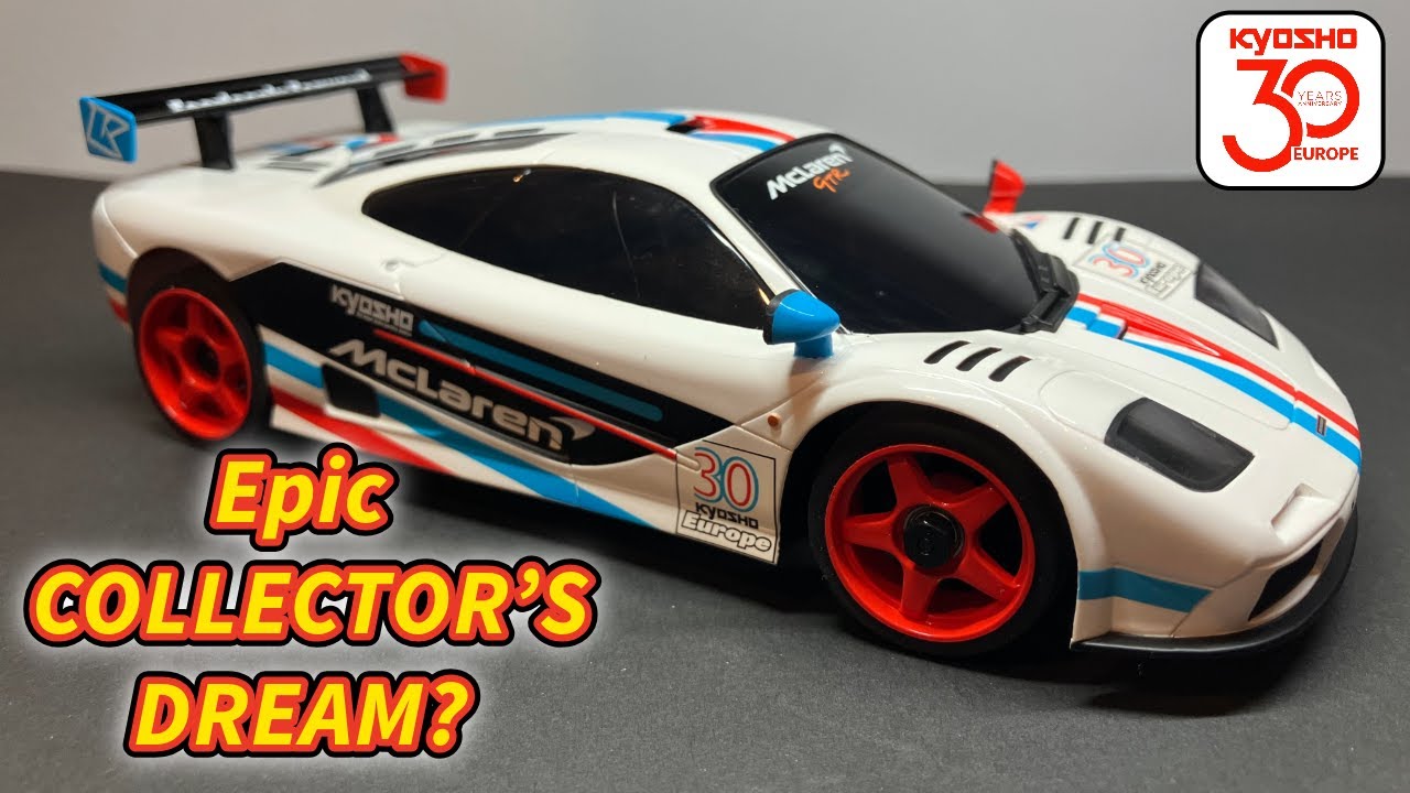 Kyosho Europe's 30th Anniversary Edition legendary McLaren F1 GTR
