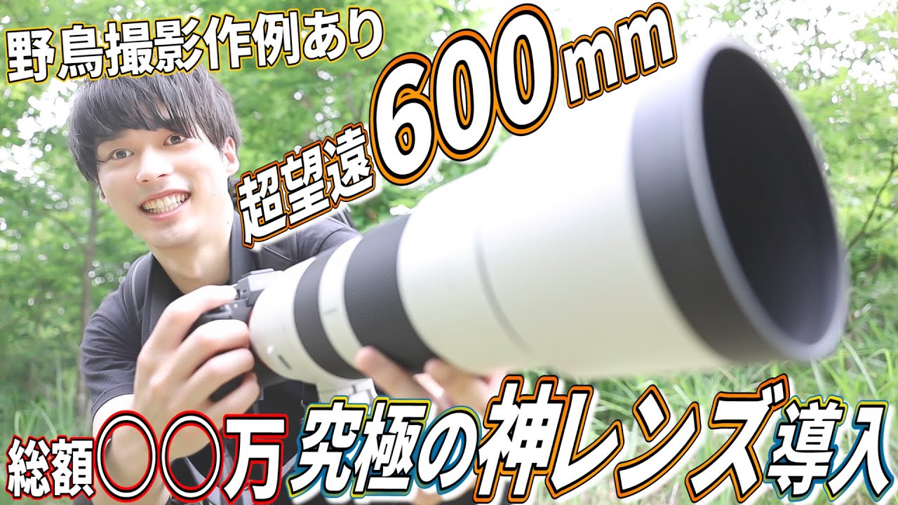 I spent a total of ¥XX thousand on a 600mm super telephoto lens