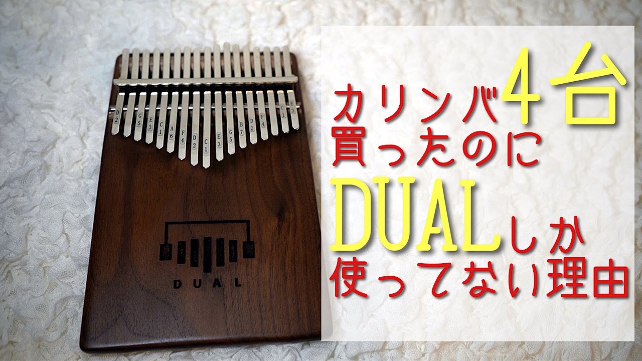 初声出し】ピックアップ内蔵カリンバDUAL D1の録音方法&4ヶ月使用