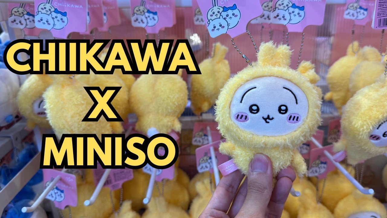 Chiikawa x Miniso has the BIGGEST PLUSH! Pop-up Shop Full Tour