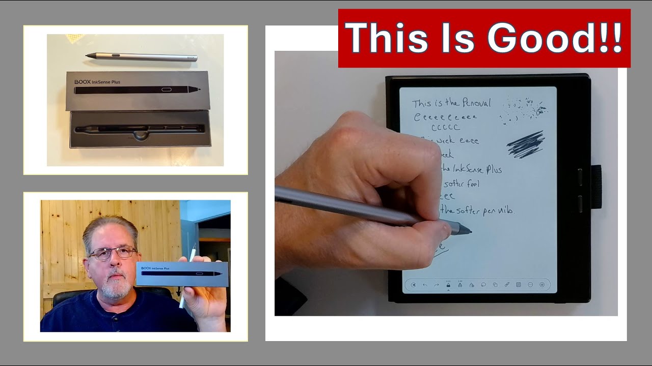 NEW* Boox InkSense PLUS Stylus: Go Color 7 Gen 2 - YouTube