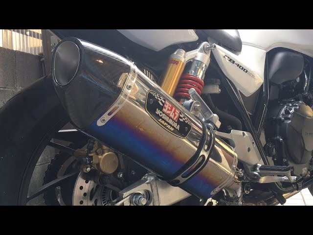 CB400SB][NC42,2017] ヨシムラ スリップオンマフラー R-77Jサイクロン