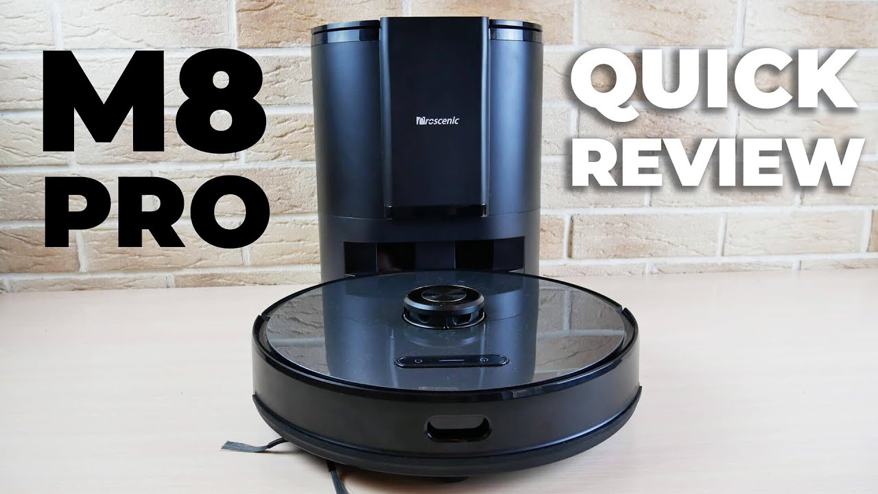 Proscenic M8 PRO REVIEW & TEST✓ Robot vacuum with LIDAR, self