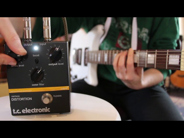 TC Electronics Vintage distortion. - YouTube