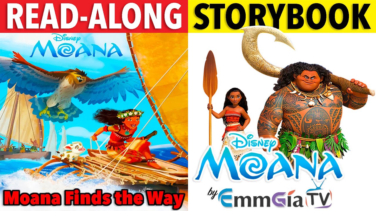 Moana Read Along Storybook | Read Aloud Stories for Kids | Moana