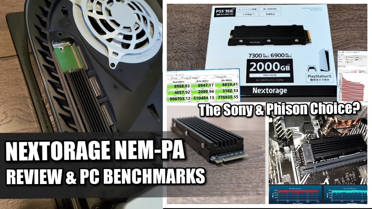NEM-PA Series | M.2 2280 PCIe®4.0 NVMe SSD + Heatsink for