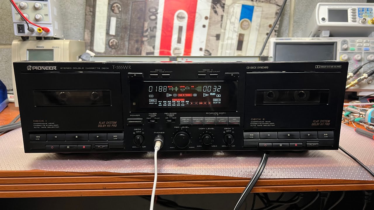 Restoring Pioneer T-555WR: Vintage Two-Well Deck Revival! - YouTube