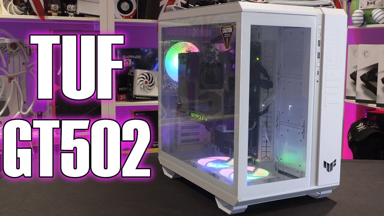Asus TUF GT502 White Case review - YouTube