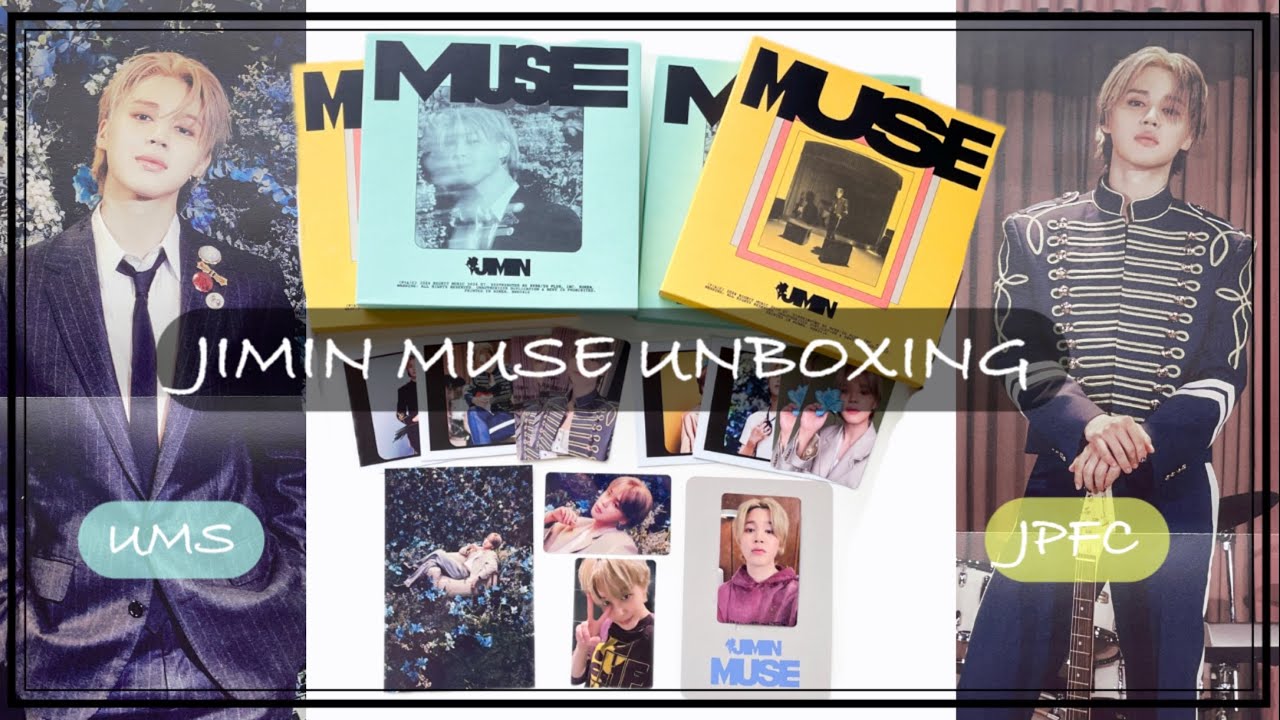 BTS JIMIN UNBOXING】 MUSE Part2 後編 ジミンソロアルバム開封
