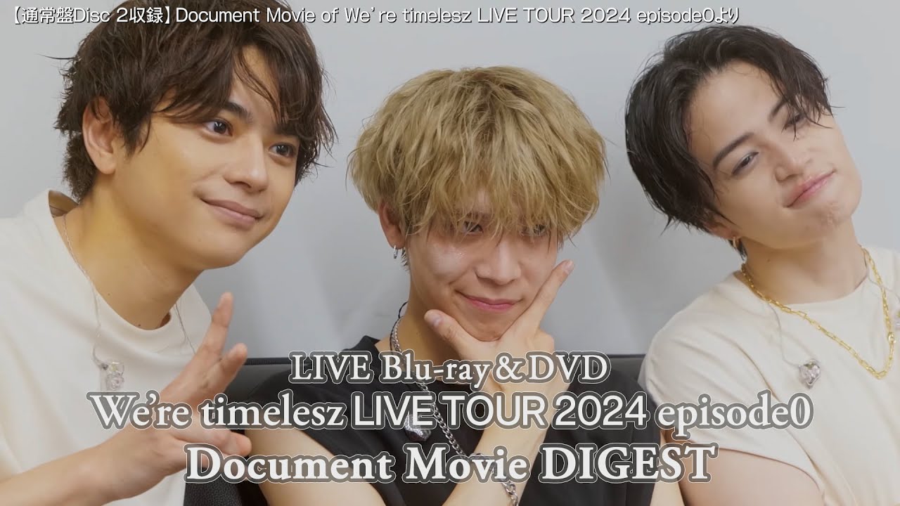 timelesz “We're timelesz LIVE TOUR 2024 episode0” Document Movie