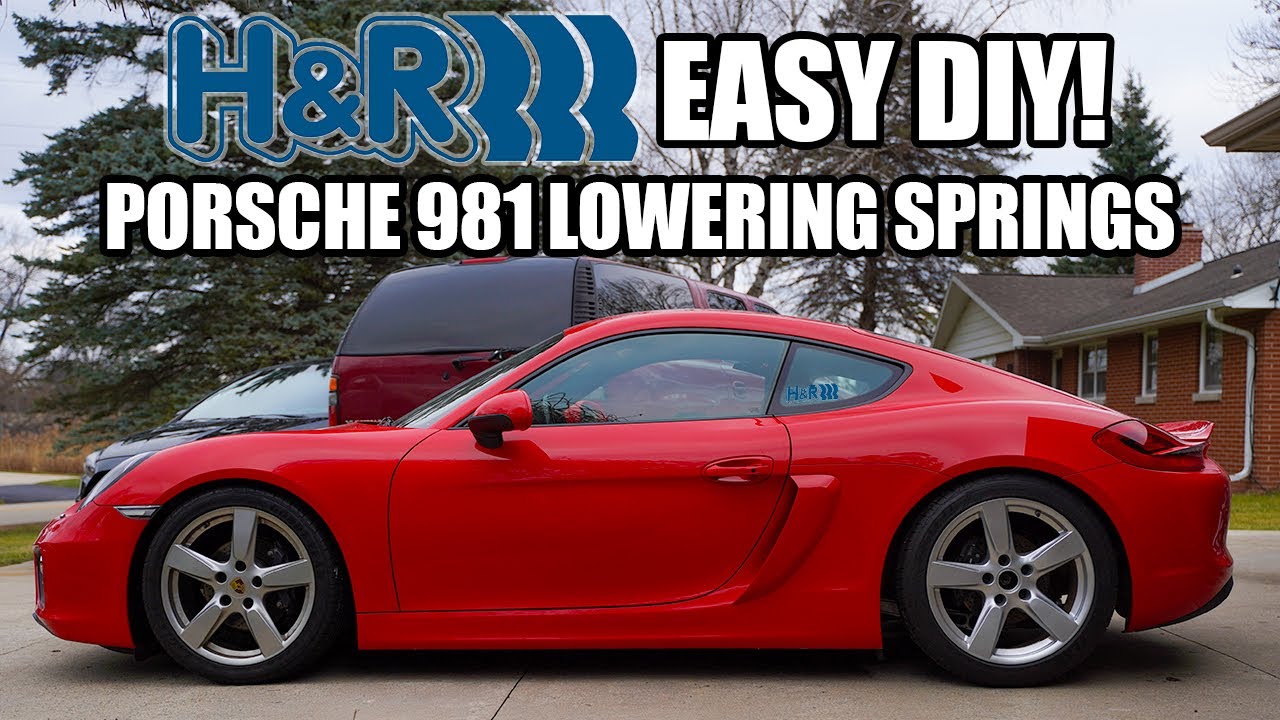 How to Install Lowering Springs on a Porsche 981 Cayman/Boxster