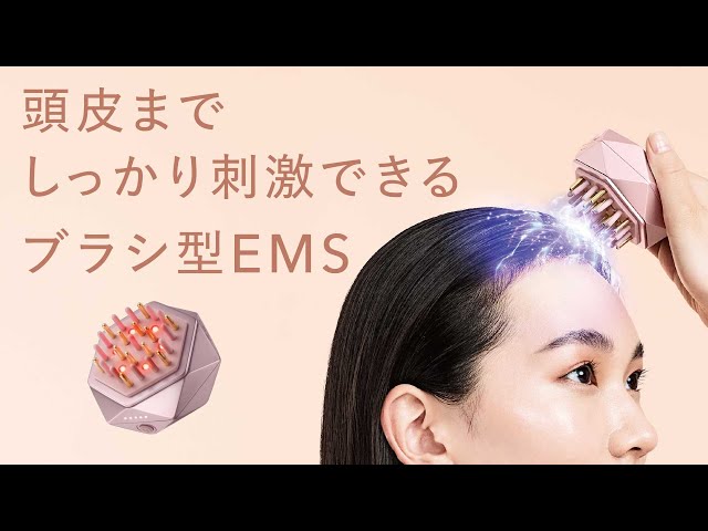 頭皮からのケアで美しい表情へ / ルルドボーテ EMSリフトブラシ AX