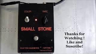 Electro Harmonix Small Stone Black Russian demo - YouTube
