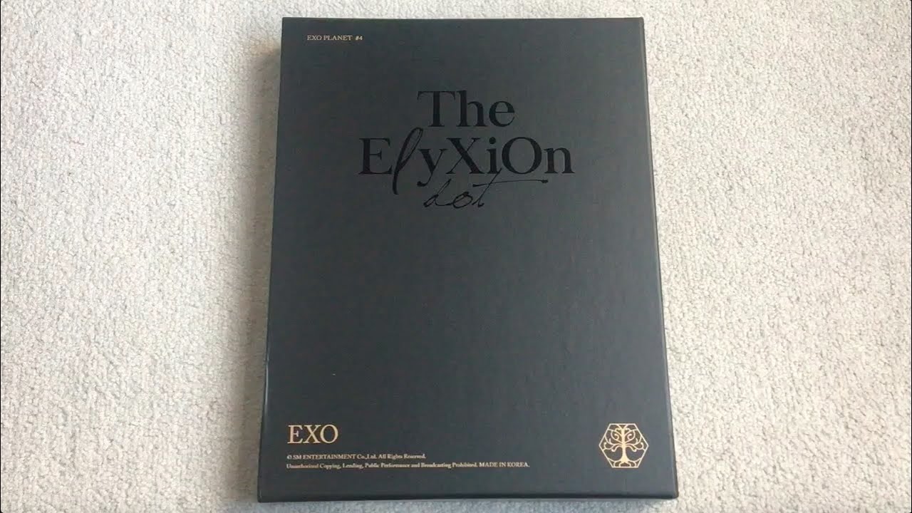 ♡Unboxing EXO 엑소 EXO PLANET #4 The ElyXiOn Live Album