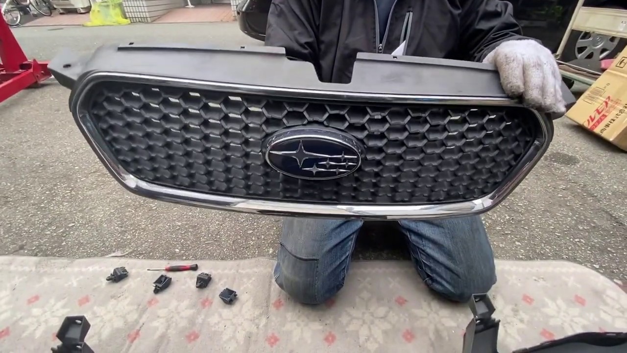 legacy bp5 spec b BP5 Legacy Front Grille Removal SUBARU LEGACY