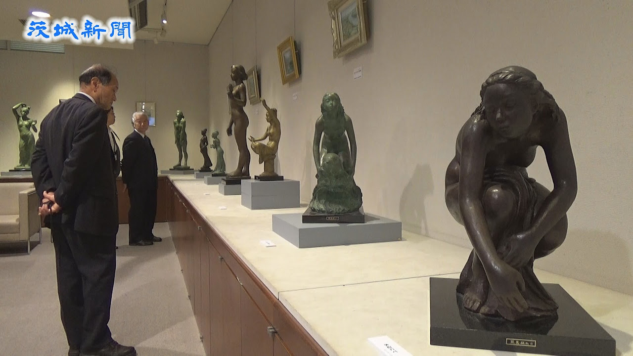 能島彫刻」半世紀の軌跡 能島征二彫刻展が開幕 - YouTube