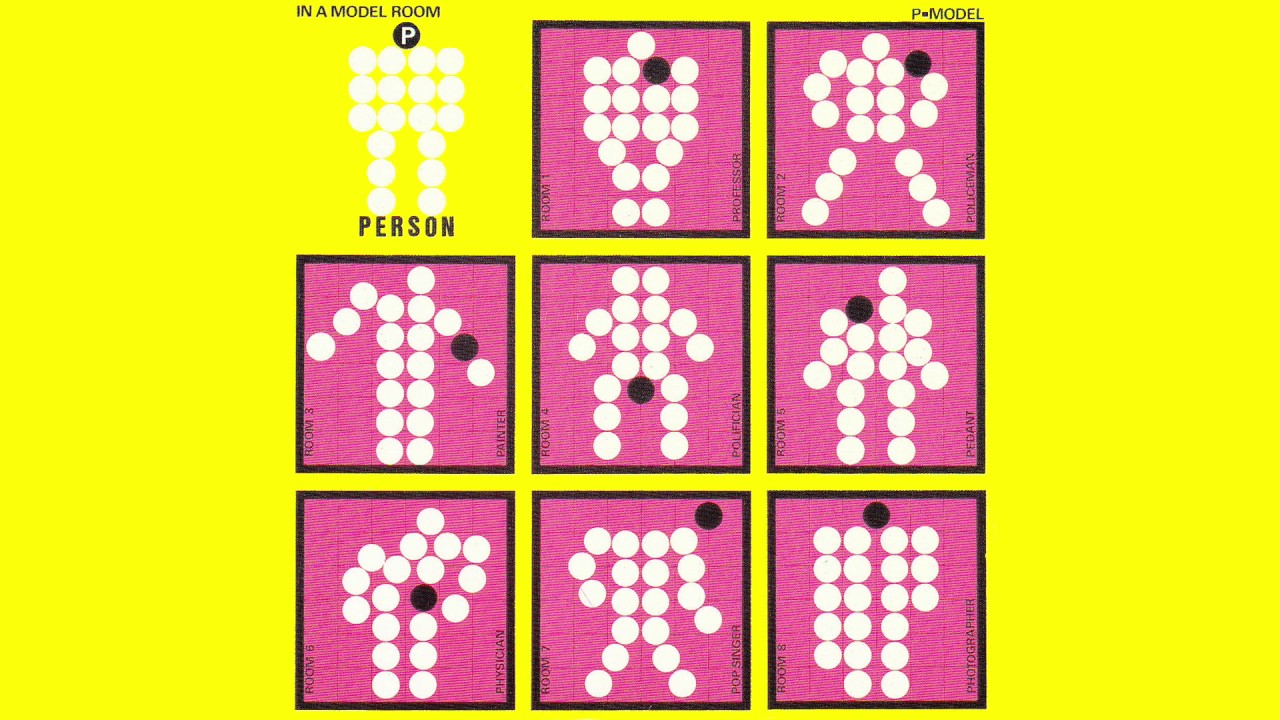 P-MODEL IN A MODEL ROOM ピンク盤 帯付 K-10017W LP☆P-MODEL