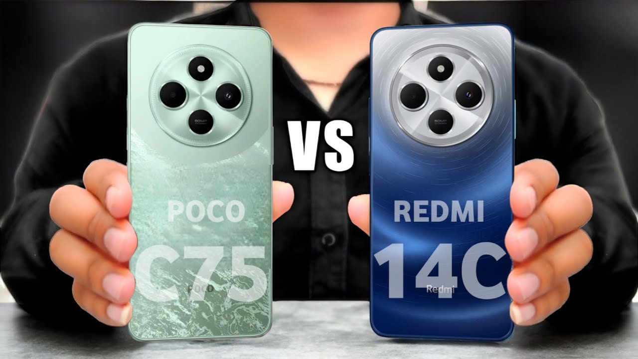 Poco C75 Vs Redmi 14C || Full Comparison ⚡ - YouTube