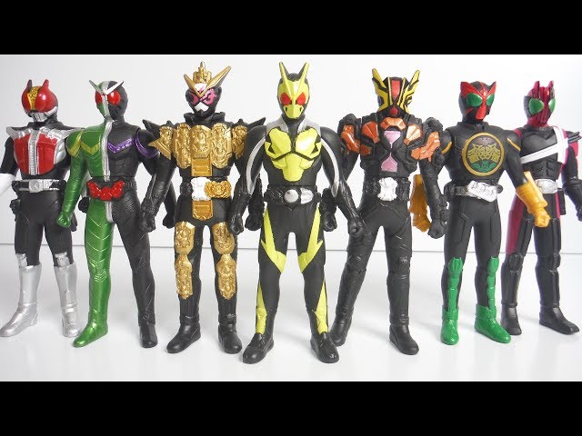 ソフビヒーロー 仮面ライダー 最高最善の魔王編 全7種 開封 Kamen