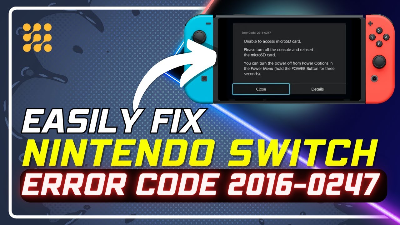 Fixing Nintendo Switch Error Code 2016-0247: Easy Step-by-Step