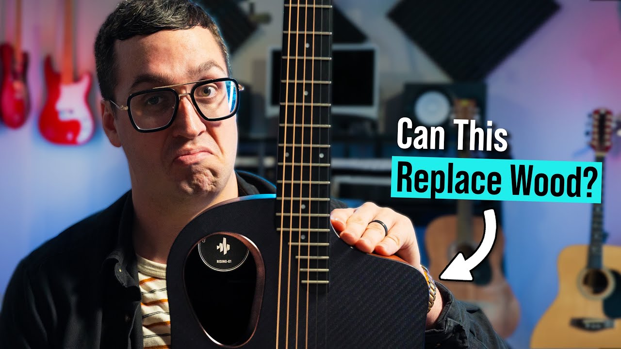 RISING-G1 カーボントップ けアコースティックギターセット初心者向 Donner