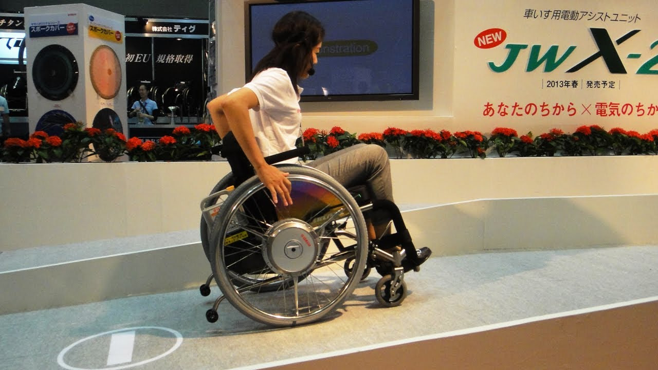 ハイパワー型アシストホイール 紹介動画 ナブテスコ - YouTube