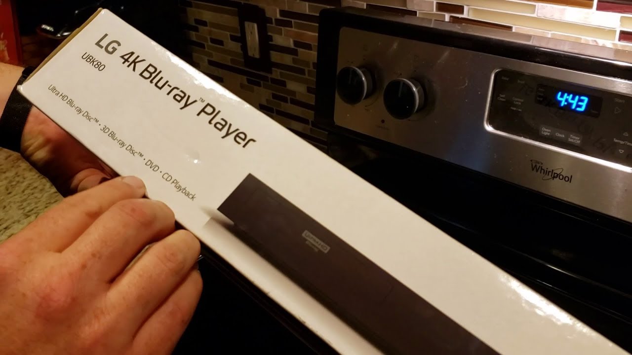 Unboxing: LG 4K Ultra-HD Blu-Ray Player UBK80, $99, HDR10, 3D