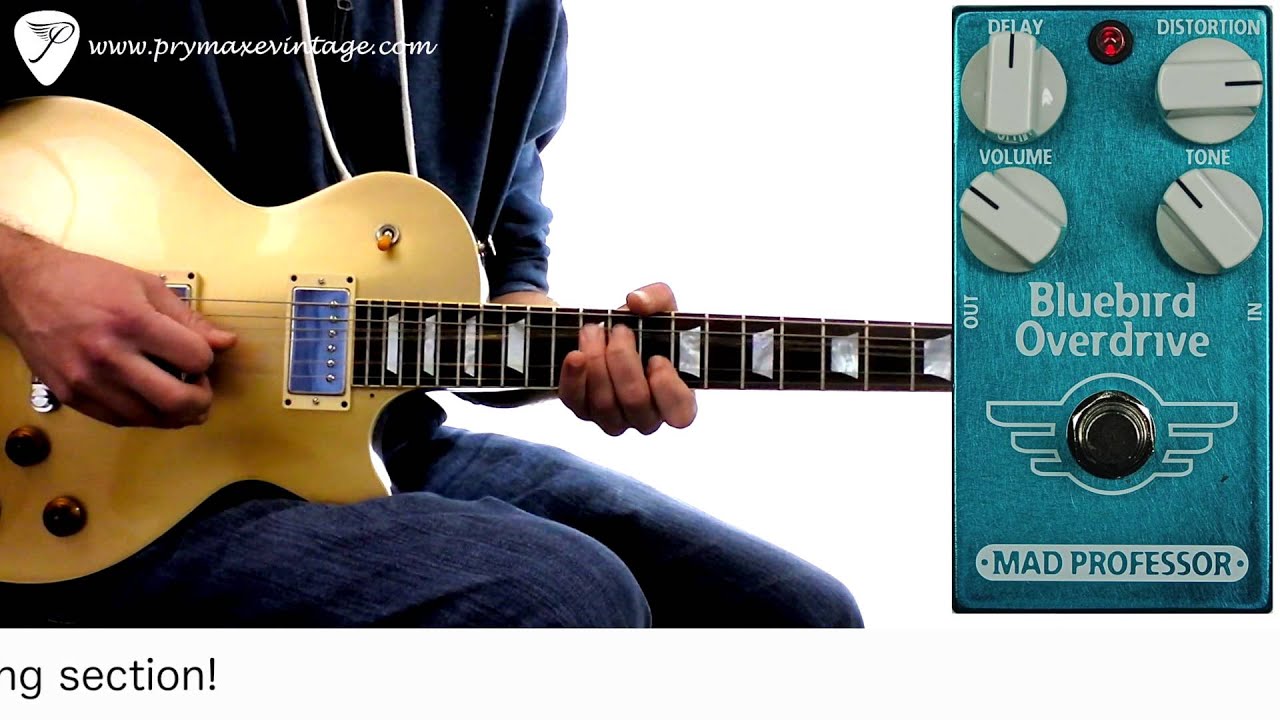 Mad Professor BLUEBIRD OVERDRIVE DELAY - YouTube