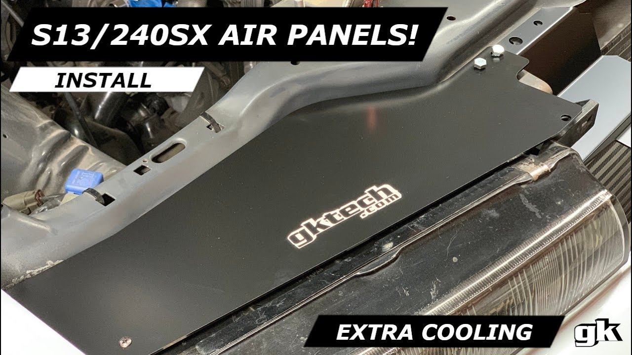 S13/180SX ラジエータークーリングパネル