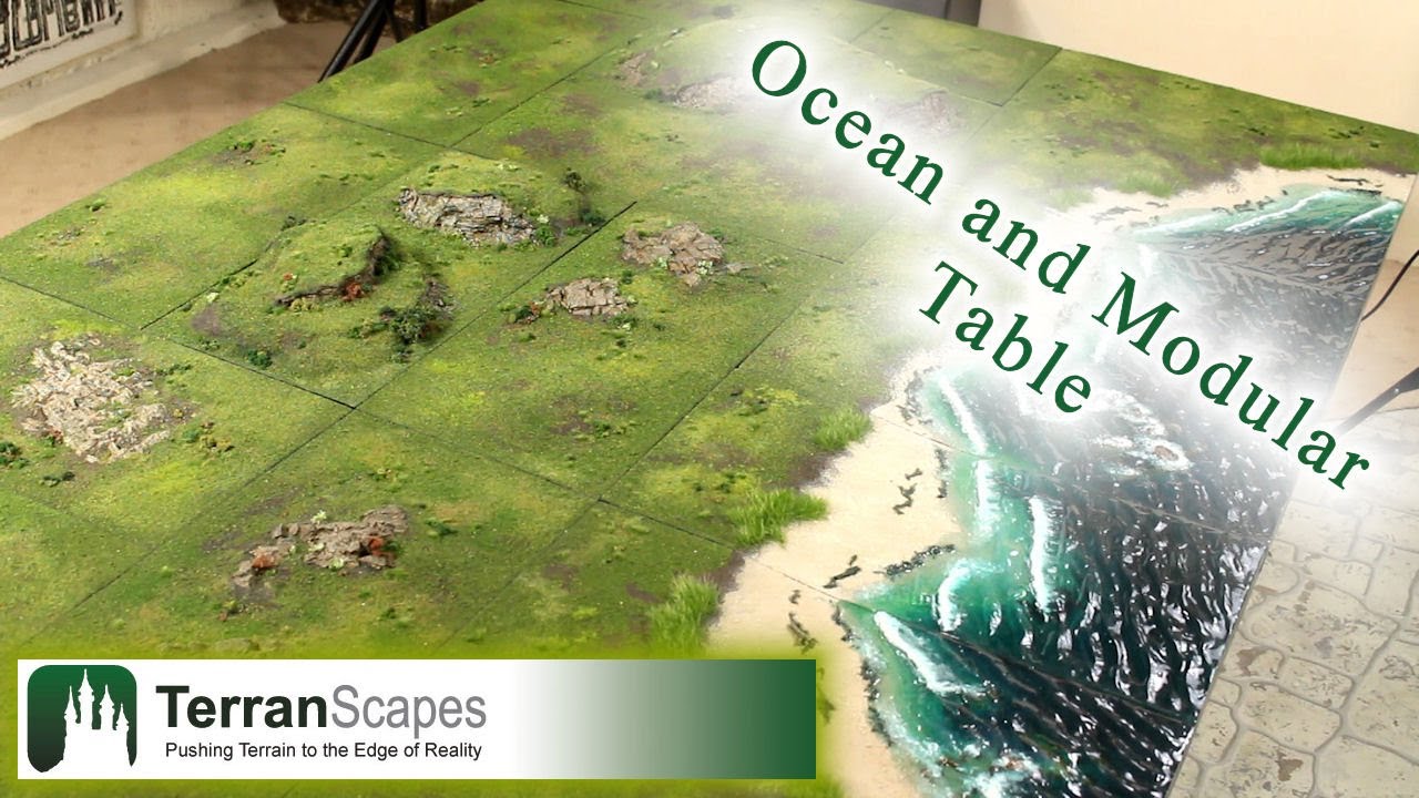 TerranScapes - Ocean/Complete set of Modular Boards - wargame