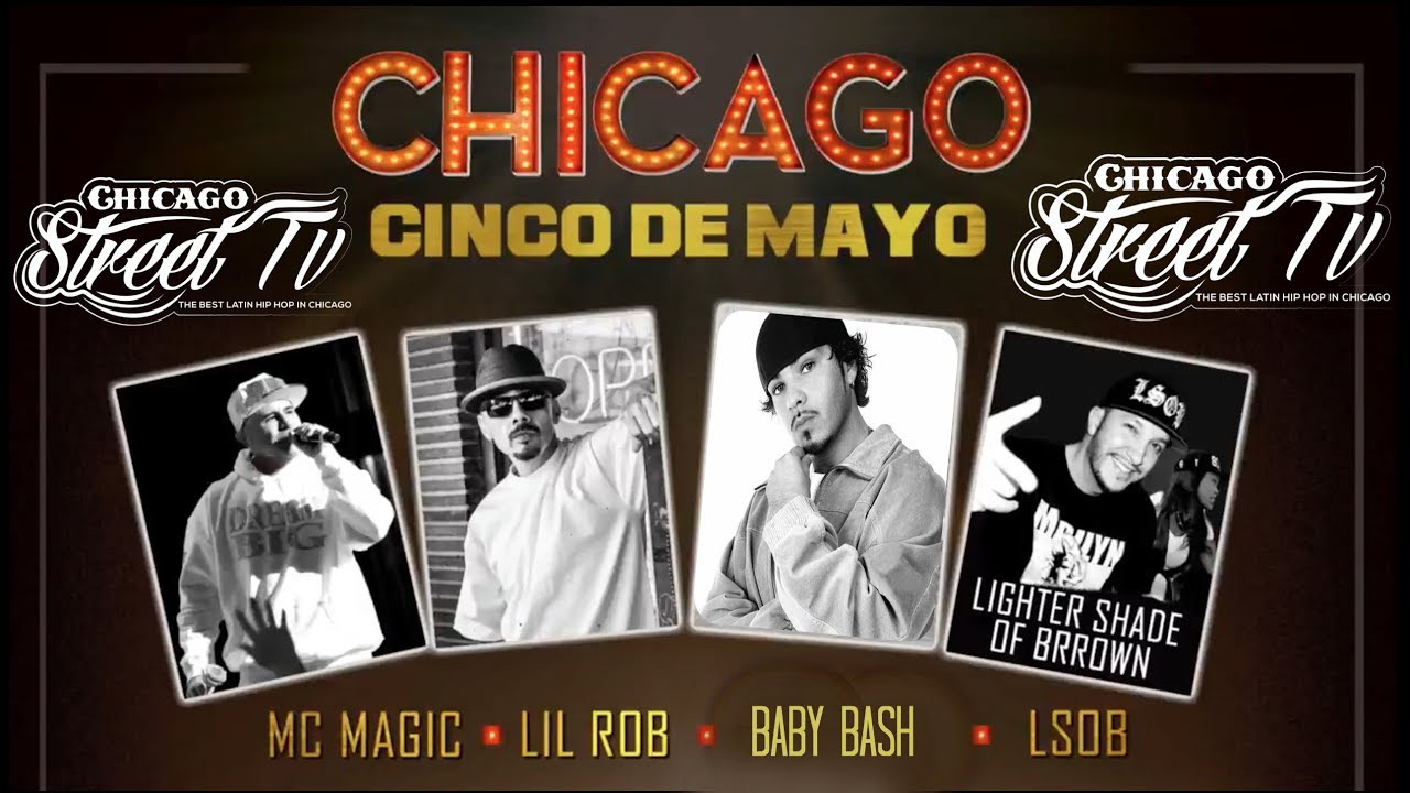 Lil Rob Baby Bash Lighter Shade Of Brown MC Magic Chicago Cinco De