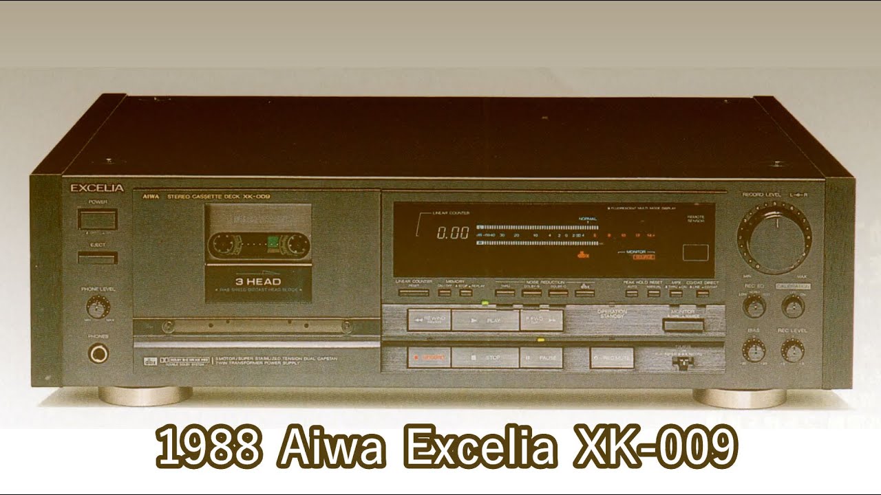 1988 Aiwa Excelia XK-009 - YouTube