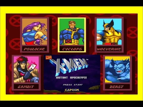 カプコンのアメコミ系レアゲー！？アクションゲーム『X-MEN』をプレイ