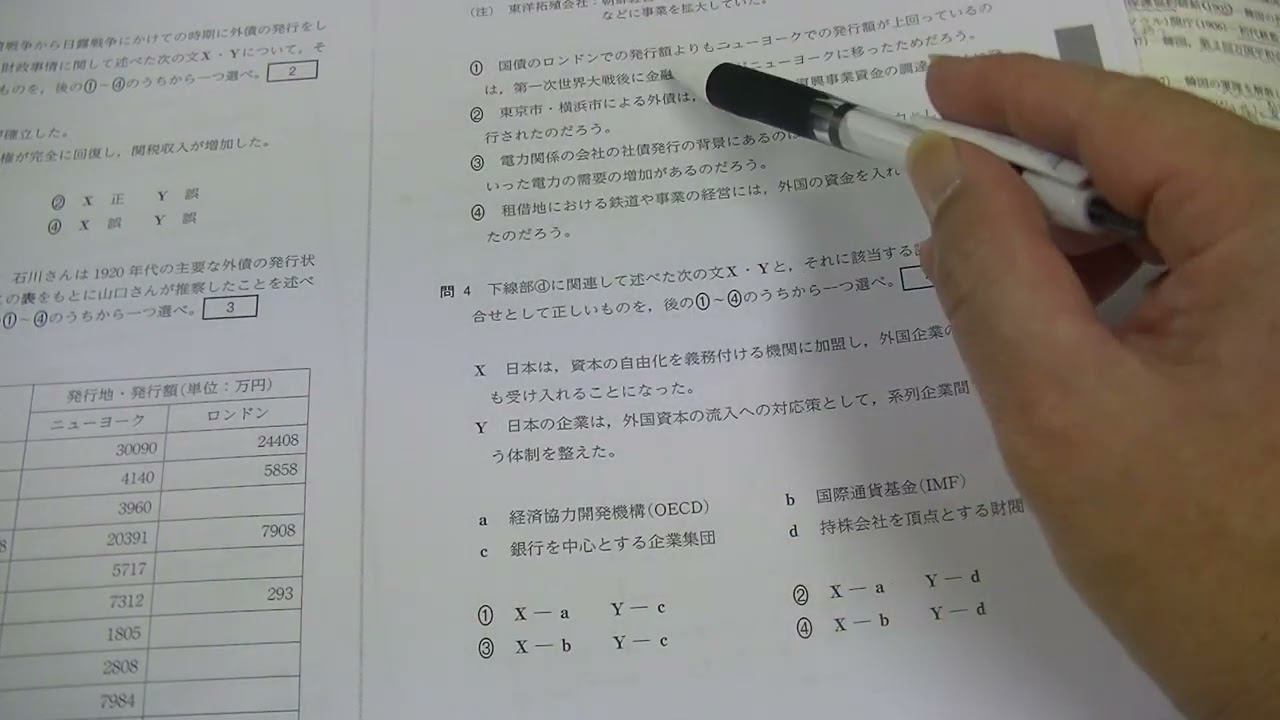 2024年第3回全統共通テスト模試：歴史総合・日本史探求第1問の