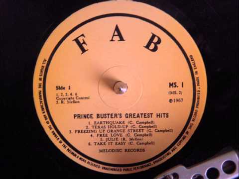 PRINCE BUSTER - TEXAS HOLD-UP - YouTube