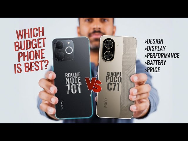 REALME Note 70 vs POCO C71 | Full comparison - YouTube