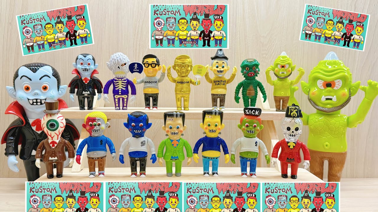 Headlockstudio knuckle's Kustom Monster World Series 2 盲盒開箱
