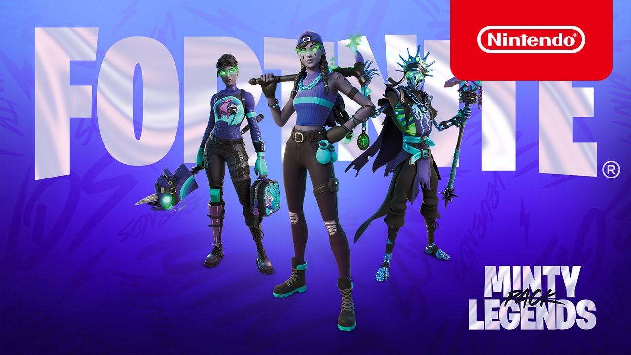 Fortnite Minty Legends Pack - Nintendo Switch - YouTube