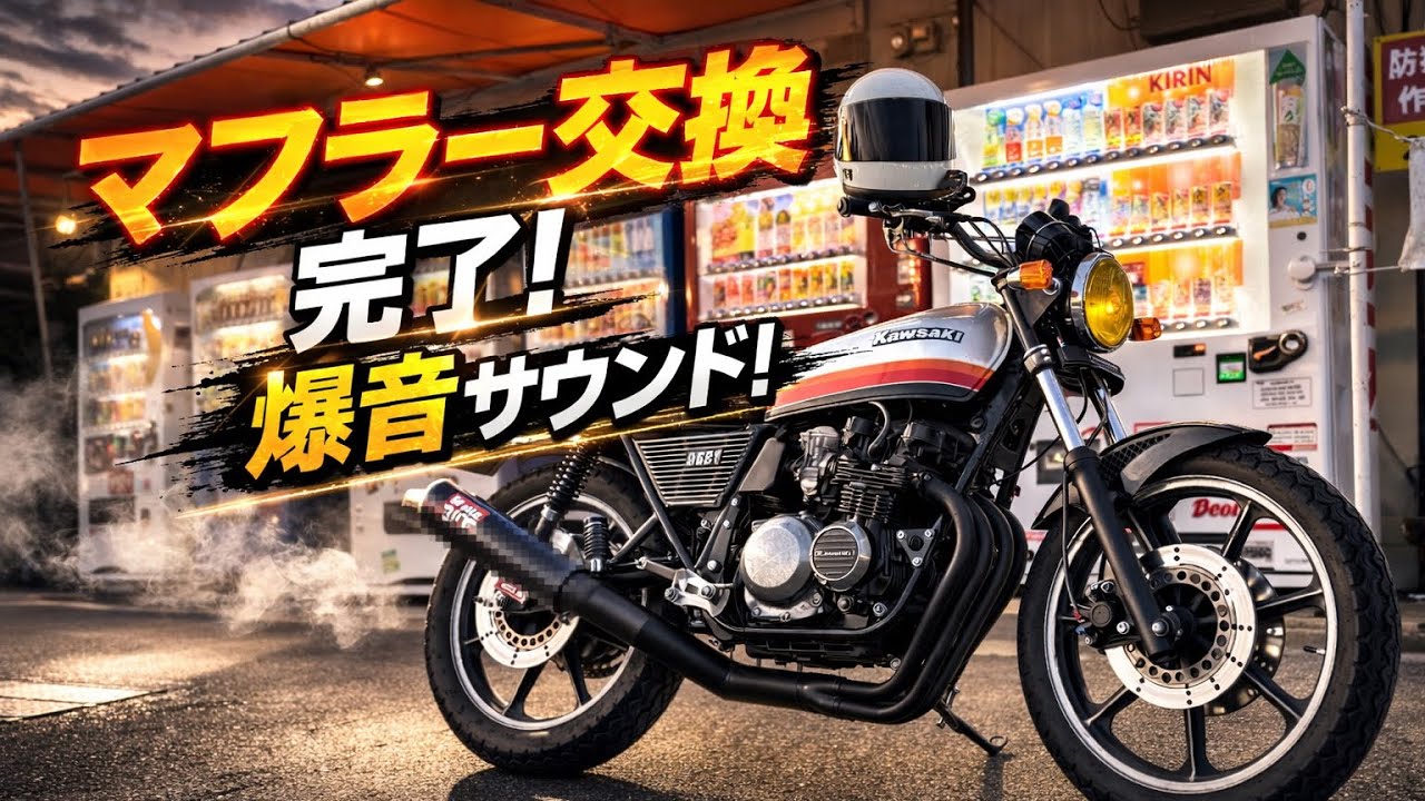 98base⭐️z550fx new muffler installed‼️Classic air-cooled sound