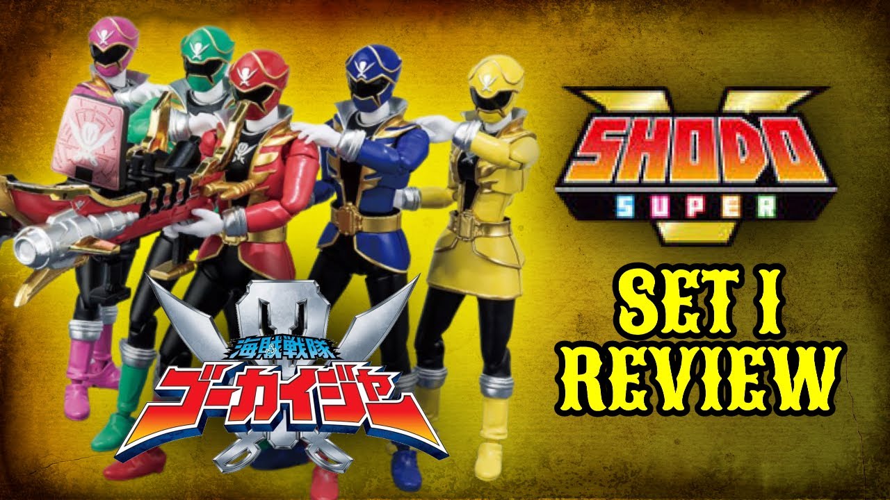 REVIEW: SHODO Super Kaizoku Sentai Gokaiger Set 1! My First