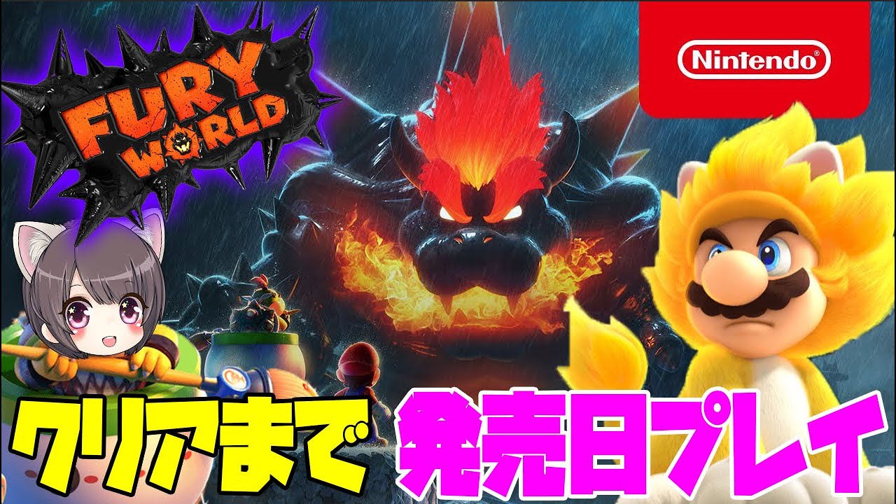 2【 スーパーマリオ3Dワールド ＋ フューリーワールド】クリアまで