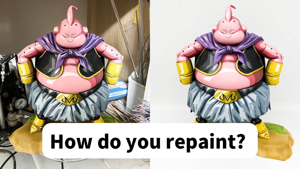 ドラゴンボール】How do you repaint? 魔人ブウのリペイント動画です