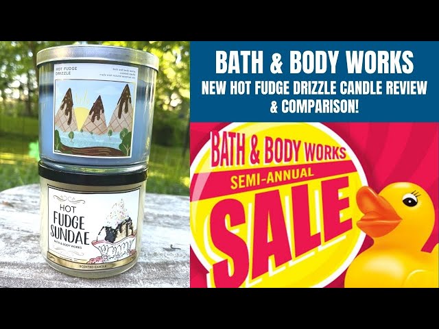 Bath & Body Works SAS News Hot Fudge Drizzle Candle Review