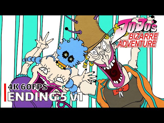 JoJo's Bizarre Adventure - Ending 5 v1 [4K 60FPS | Creditless | CC