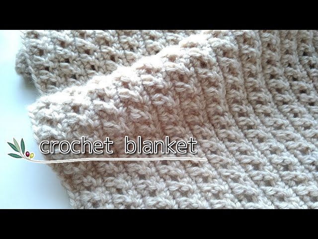 Soft and fluffy blanket ◇ Crisply knit and slightly thick - YouTube
