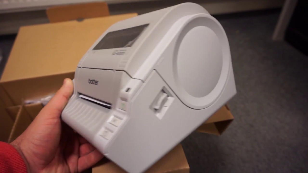 Brother TD-4000 Label Printer - YouTube