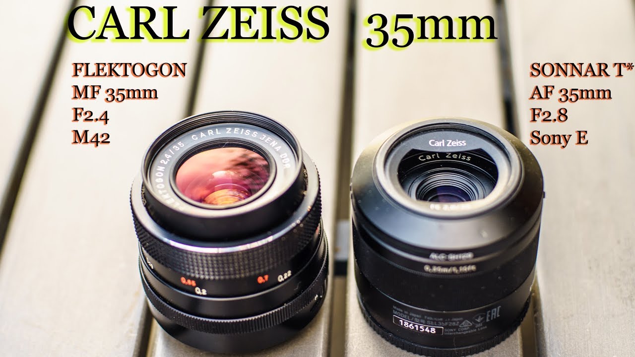 Carl Zeiss 35mm f2.4 Flektogon M42 vs NEW FE AF 35mm f2.8 on Sony